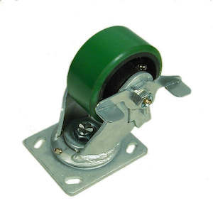 Castors: Penn Elcom - W0999/B - 100mm / 4" Heavy Duty Braked Swivel Castor.