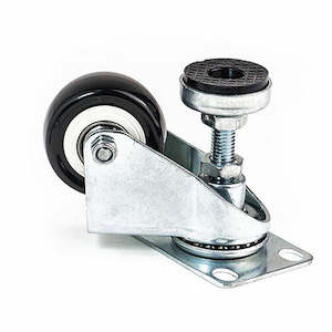 Castors: Penn Elcom - W0950 - 50mm castor with integrated adjuster foot