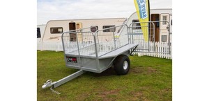 Farm Trailer ATV All Terrain Stock 5x4 Caged