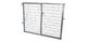 5ft Sliding Trailer Gate Galvanised Steel Stock Crate Rear Door