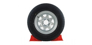 14" Galvanised Trailer Wheel + Tubeless Radial Tyre 185R14LT Wheels & Tyres