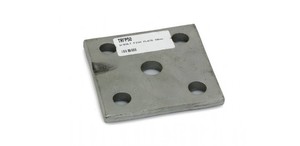 Trailer U-Bolt Fish Plate - 50mm Spring / Axle