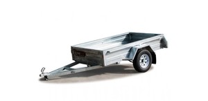 Products: Trailer 8x4 Tilting Deck (No Cage) with Jockey Wheel