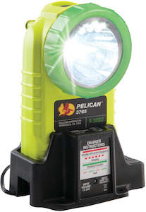 Pelican 3765PL Rechargeable Right Angle Light with Photoluminescent Shroud (YELLOW)