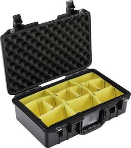Air Case: Pelican 1485 Air Case with Padded Divider (BLACK)