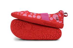 Frontpage: PaperKrane Adult Mary Janes - Red Dotty MJ