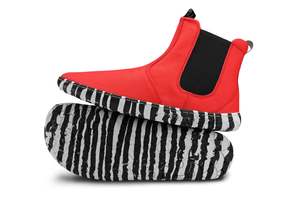 Frontpage: PaperKrane Kids Boots - Red Zebra Chelsea Junior