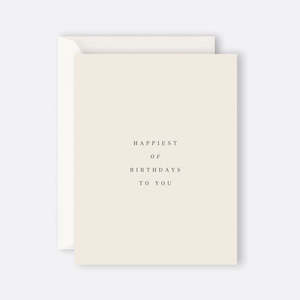 Cards: Happiest Of Birthdays To You | Card
