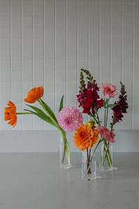 Table Bud Vase Set