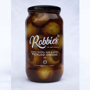 Black Barrel Rum & Honey Pickled Onions 1 KG