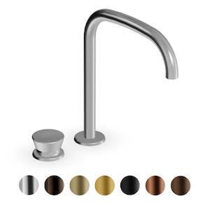 2 Tap Hole Basin Mixers: SABLIER 2TH EXTENDED HEIGHT DECK MOUNTED BASIN MIXER