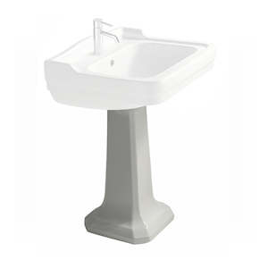 Basins: ETHOS FULL PEDESTAL GLOSS WHITE