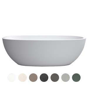 Baths: SAPPHIRE FREESTANDING BATH 1800X900X570MM