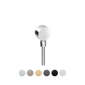 Showers: ZUCCHETTI ROUND MALE WALL ELBOW