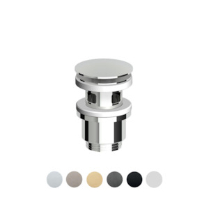 Kitchen: ZUCCHETTI 32MM CLICKER WASTE WITH OVERFLOW