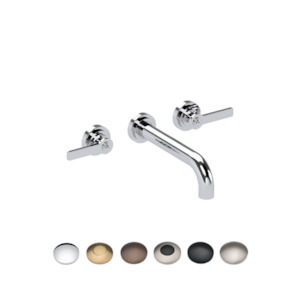 LANDMARK PURE 3TH WALL BASIN MIXER 210MM LEVER HANDLE