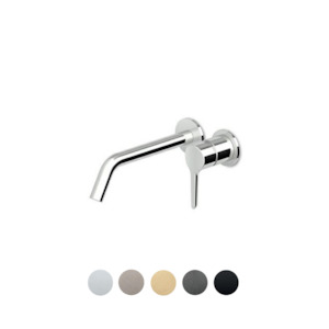 MEDAMEDA WALL MOUNTED BASIN MIXER 215MM