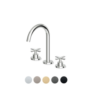 GILL 3TH GOOSE NECK BASIN MIXER