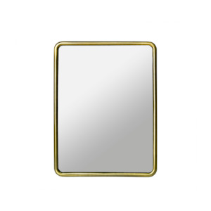 WILSON MIRROR METAL/GLASS 160X207MM ANTIQUE BRASS