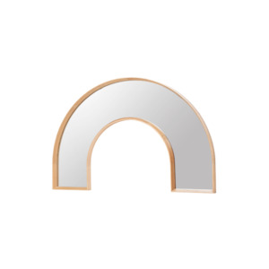 BROSTE ALVA RAINBOW MIRROR 1390X60X905MM NATURAL OAK