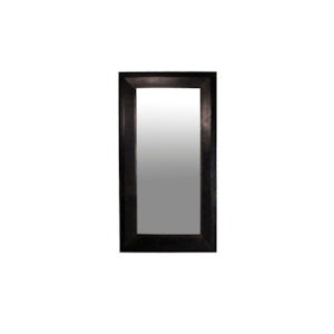 Broste: BROSTE CARLY METAL MIRROR IRON/GLASS 1000X76X1750MM BLACK