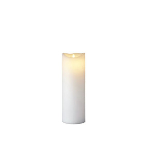 SIRIUS SARA CANDLE 100X100X300MM WHITE (x3 Candles)