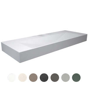 ALLEGRA WALL BASIN 1500X550X140MM NTH NOF