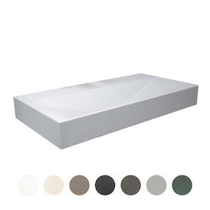 ALLEGRA WALL BASIN 1050X550X140MM NTH NOF