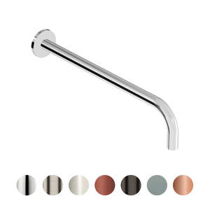 Tapware Mixers: ZUCCHETTI WALL SHOWER ARM 350MM
