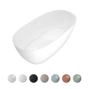 APP FREESTANDING BATH 1450X700X615MM WITH OVERFLOW