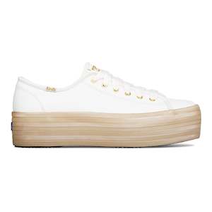 Keds: TRIPLE UP LEATHER SHINE FOXING WH66438