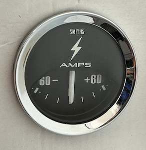 Smiths Classic: Ammeter Gauge Black Chrome  [SMITHS CLASSIC] [AM1640-03C]