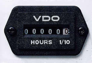 Vdo Cockpit International: Hourmeter Mini 53MM X 32MM 12/24V [VDO COCKPIT INT.] [331 534]