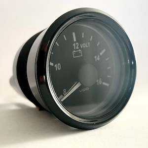 Vdo Single Viu: Voltmeter Gauge 52mm 8-16V  [VDO SINGLE VIU] [A2C3832770030]