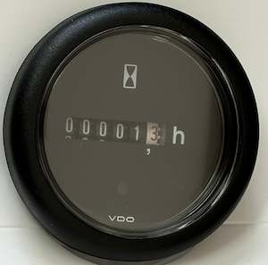 Vdo Viewline: Black Hourmeter 12/24V [VDO VIEWLINE] [A2C59512453]