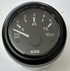 Oil Pressure  Gauges 0-5 BAR 52MM [CPPR-BB-0-5]( KUSAUTO)