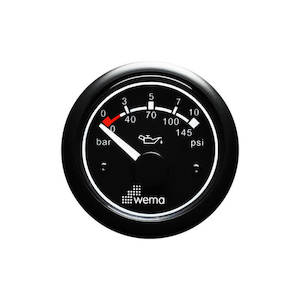 Wema: Oil Pressure Gauge 0-10bar [WEMA] [IPPR-BB-0-10]