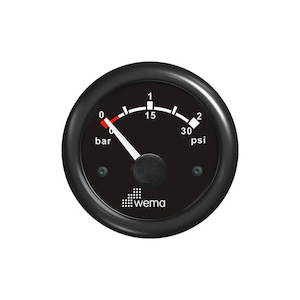 Turbo Boost Gauge 0-2bar 52mm [WEMA] [IPPR-BB-0-2]