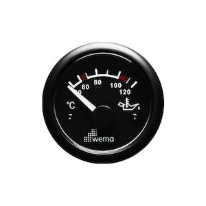 Wema: Oil Temperature Gauge 12V 40-120°C [WEMA] [IPYR-BB-40-120]