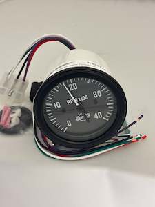 Tachometer 85mm 4k 12/24v black [ISSPRO] [R8585]