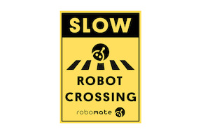 Robot Mower Accessories 1: Robot Crossing Sign x1