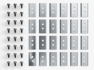 Robot Mower Blades: LUBA/YUKA Endurance Replacement Blades (24pcs)