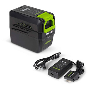Lawnmaster: 40V Lithium Battery Charger Kit - LawnMaster