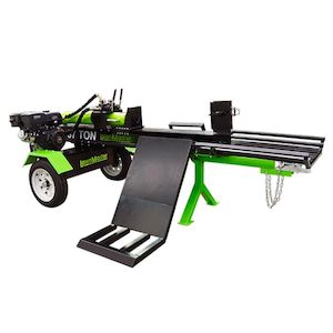 Log Splitter: 37 Tonne Log Splitter with Hydraulic Lift Kit - LawnMaster