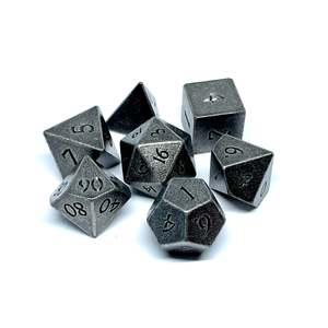 Metal DnD Dice Set - Gorgon