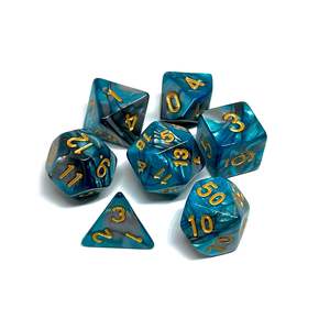 DnD Dice Set - Kuo-Toa