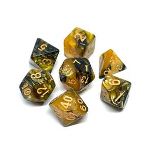 DnD Dice Set - Ochre Jelly
