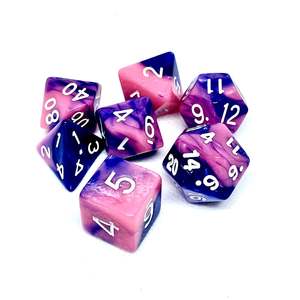 DnD Dice Set - Purple Worm