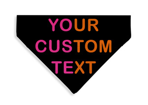 NEON Custom Text Bandana - From Rocco & Co