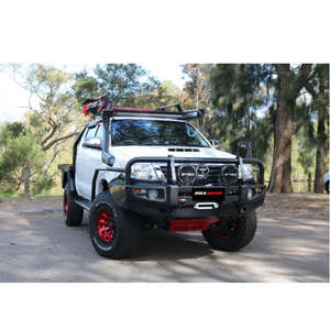 Rockarmor Premium Steel Bullbar To Suit Toyota Hilux N70 2005 - 2011 (Bumper Cut)